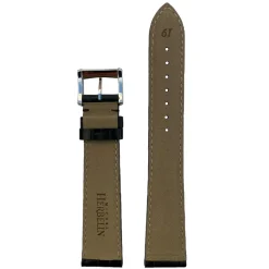 MICHEL HERBELIN – Black Crocodile Grain Leather Strap 19mm 413 – 19 413 NOIR 16