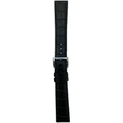 MICHEL HERBELIN – Black Crocodile Grain Leather Strap 19mm 413 – 19 413 NOIR 16