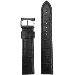 MICHEL HERBELIN – Black Crocodile Grain Leather Strap 20mm 12248 – 20 248 NOIR 18