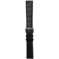 MICHEL HERBELIN – Black Crocodile Grain Leather Strap 20mm 12248 – 20 248 NOIR 18