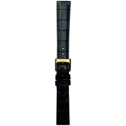 MICHEL HERBELIN – Black Crocodile Grain Leather Strap 16mm 16915 – 16 478 NOIR 14