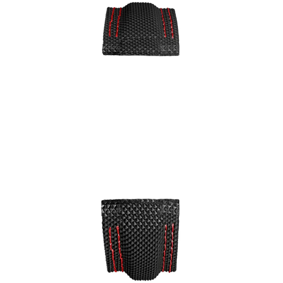 MICHEL HERBELIN – Black Techno Red Stitch Newport Strap 22mm 36656 – 22 656 NORO 18