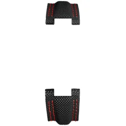 MICHEL HERBELIN – Black Techno Red Stitch Newport Strap 21mm 36655 – 21E655 NORO 18