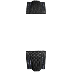 MICHEL HERBELIN – Black Techno Blue Stitch Newport Strap 22mm 36656 – 22 656 TECH 18