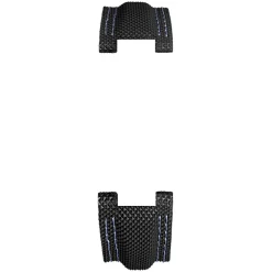 MICHEL HERBELIN – Black Techno Blue Stitch Newport Strap 21mm 36655 – 21E655 TECH 18