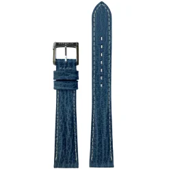 MICHEL HERBELIN – Blue Sharkskin Newport Leather Strap 18mm 12456 – 18 993 BLEU 14