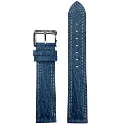 MICHEL HERBELIN – Blue Sharkskin Leather Newport Strap 20mm 12255 20mm – 20 255 BLBI 18