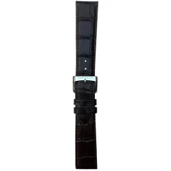 MICHEL HERBELIN – Brown Crocodile Grain Leather Strap 21mm 1947 – 21 947 MARO 18