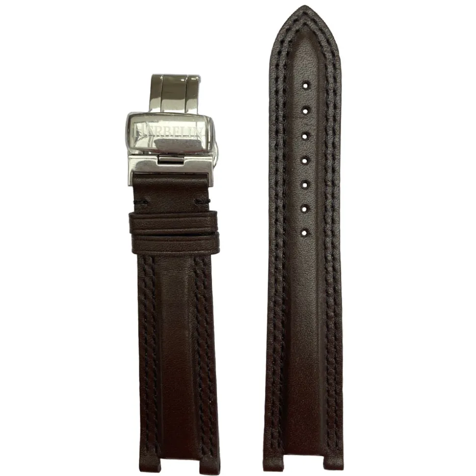 MICHEL HERBELIN – Brown Leather Newport Strap 21mm 36655 – 21E655 MARO 18