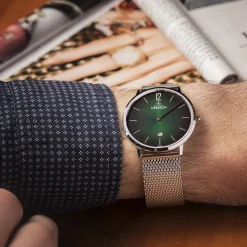 MICHEL HERBELIN – City Green Dial Men’s Watch 19515AP16B