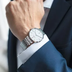 MICHEL HERBELIN – Epsilon Roman Dial Bracelet Watch 19416/B01N