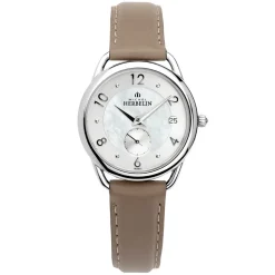 MICHEL HERBELIN – Equinoxe Taupe Strap Watch 18397/29GR