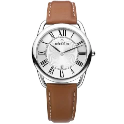 MICHEL HERBELIN – Equinoxe Men’s Strap Watch 19597/08GO