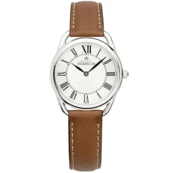 MICHEL HERBELIN – Equinoxe Leather Strap Watch 17497/08GO