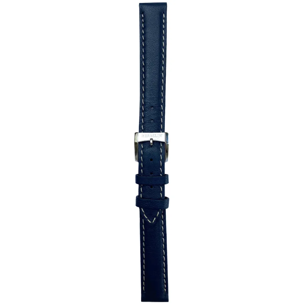 MICHEL HERBELIN – Navy Leather Strap 13mm 17437 – 13 212 BLEU 12