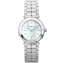 MICHEL HERBELIN – Newport Slim White Dial Bracelet Watch 16922/B19