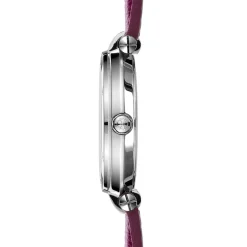 MICHEL HERBELIN – Newport Diamond Dial Fuchsia Strap Watch 14288/AP89FU