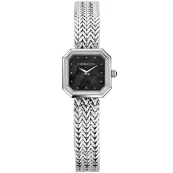 MICHEL HERBELIN – Octogone Bracelet Watch Black Mother of Pearl Dial 17436/B49