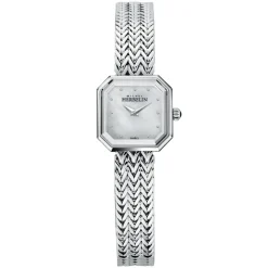 MICHEL HERBELIN – Octogone Bracelet Watch White Mother of Pearl Dial 17436/B19
