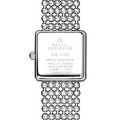 MICHEL HERBELIN – Perle Square Bracelet MOP Dial Watch 17493/B19