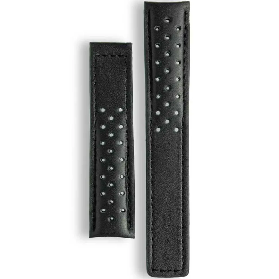 Molise | Black Compatible Rally Style Calf Strap to fit TAG Heuer® | PC268/1
