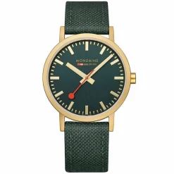 Mondaine | Classic 40mm Forest Green Strap | A660.30360.60SBS