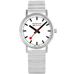 MONDAINE – Classic 36mm Stainless Steel Bracelet Watch A660.30314.16SBJ