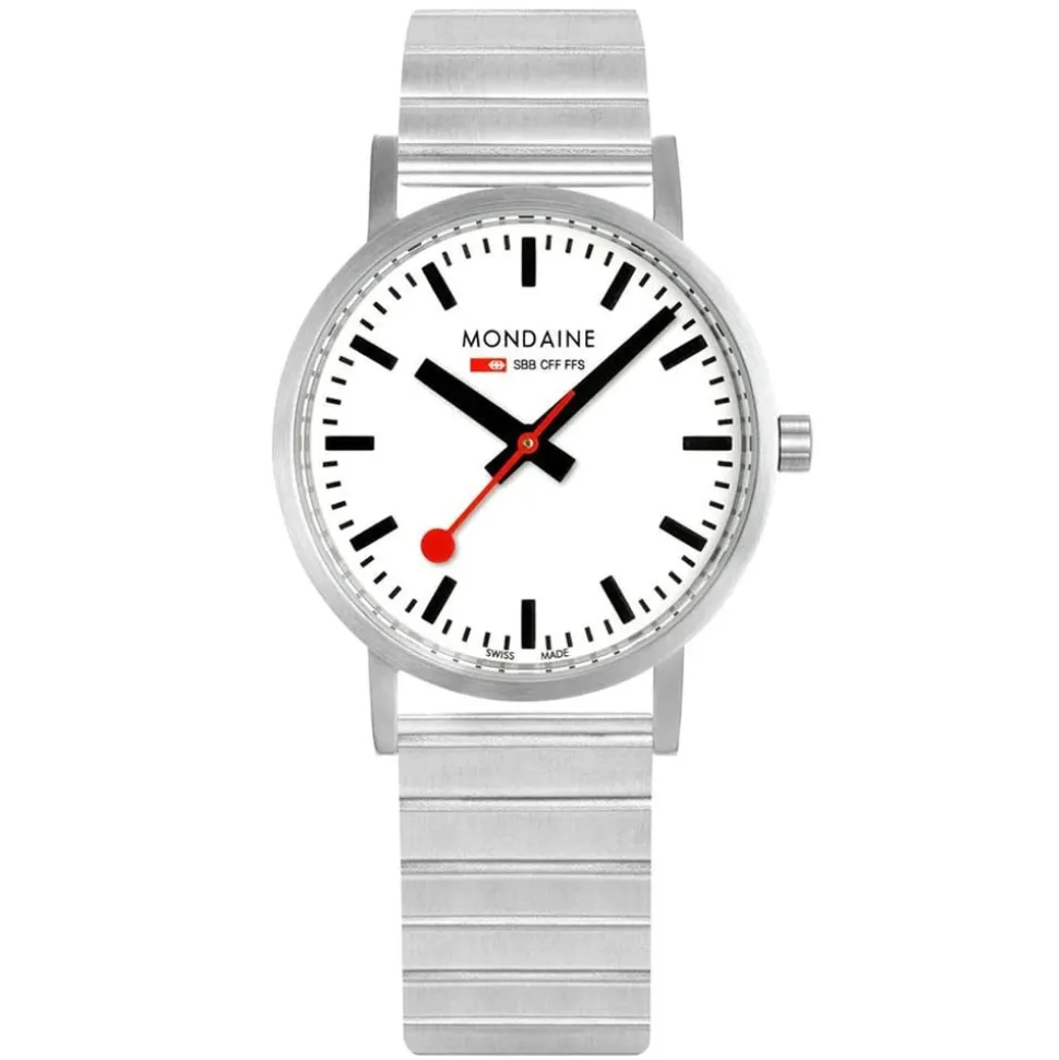 MONDAINE – Classic 36mm Stainless Steel Bracelet Watch A660.30314.16SBJ