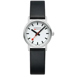 Mondaine | Classic 30mm Watch Vegan Grape Leather | A658.30323.16SBBV