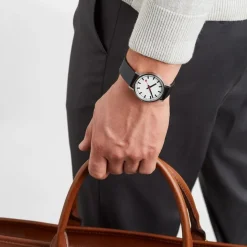 MONDAINE – Classic Pure 36mm Vegan Strap Watch A660.30314.16OMV