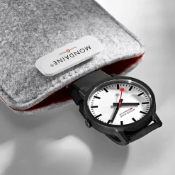 MONDAINE – Essence 41mm Vegan Sustainable Watch MS1.41110.RB