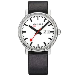 Mondaine | Evo2 Big Date 40mm Vegan Strap Watch | MSE.40210.LBV