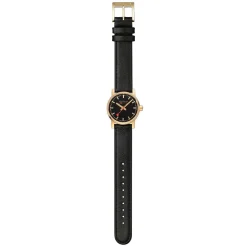 MONDAINE – Evo2 30mm Gold Plated Black Strap MSE.30120.LB