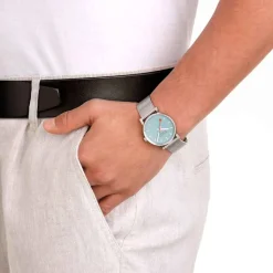 Mondaine | Evo2 35mm Turquoise Dial | MSE.35140.SM