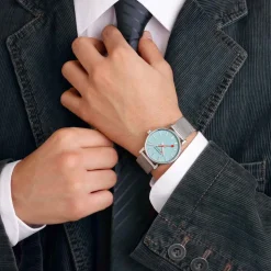 Mondaine | Evo2 35mm Turquoise Dial | MSE.35140.SM