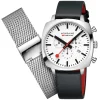 Mondaine | Grand Cushion Set Black Strap 41mm | MSL.41410.LBV.SET