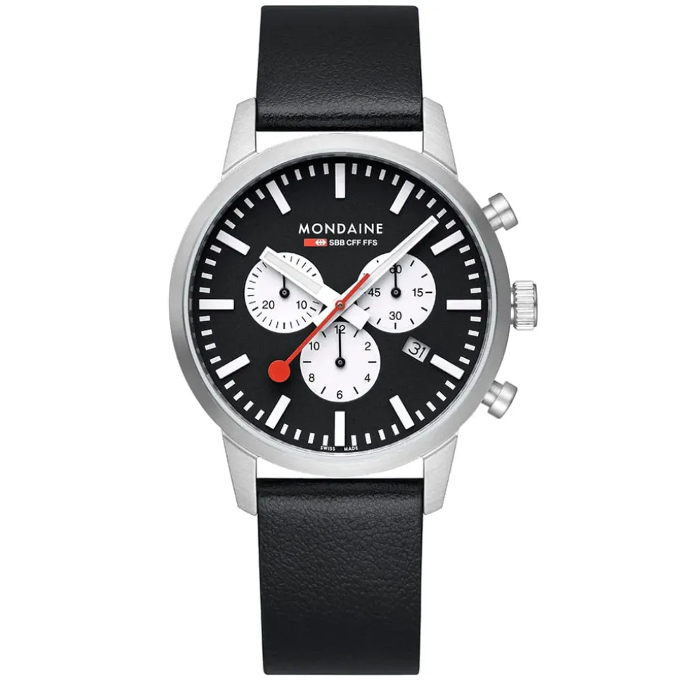 Mondaine | Neo 41mm Black Dial | MSD.41420.LBV