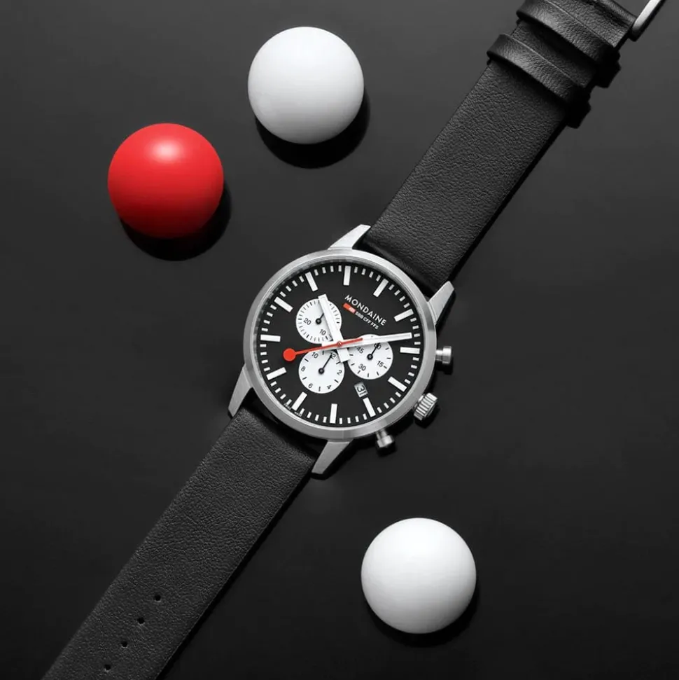 Mondaine | Neo 41mm Black Dial | MSD.41420.LBV