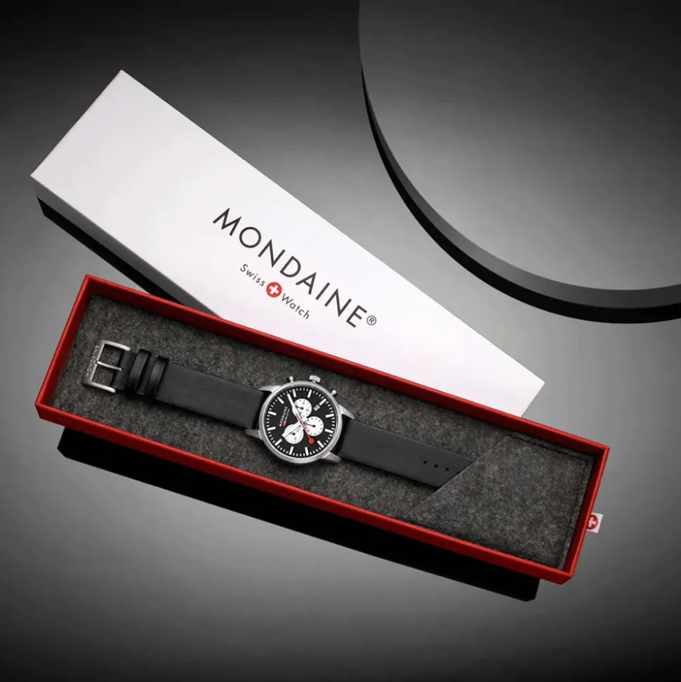 Mondaine | Neo 41mm Black Dial | MSD.41420.LBV