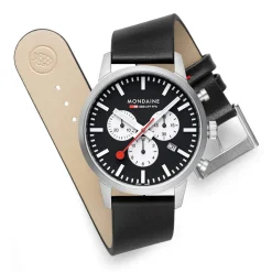 Mondaine | Neo 41mm Black Dial | MSD.41420.LBV