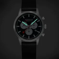 Mondaine | Neo 41mm Black Dial | MSD.41420.LBV