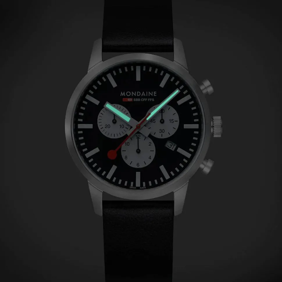 Mondaine | Neo 41mm Black Dial | MSD.41420.LBV