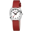 Mondaine | Petite Cushion 31mm Red Vegan Leather | MSL.31110.LCV
