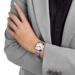 Mondaine | Petite Cushion 31mm Steel Mesh Bracelet | MSL.31110.SM