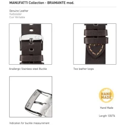 Morellato | Bramante Brown Vintage Calf Handmade Strap | A01X4683B90030