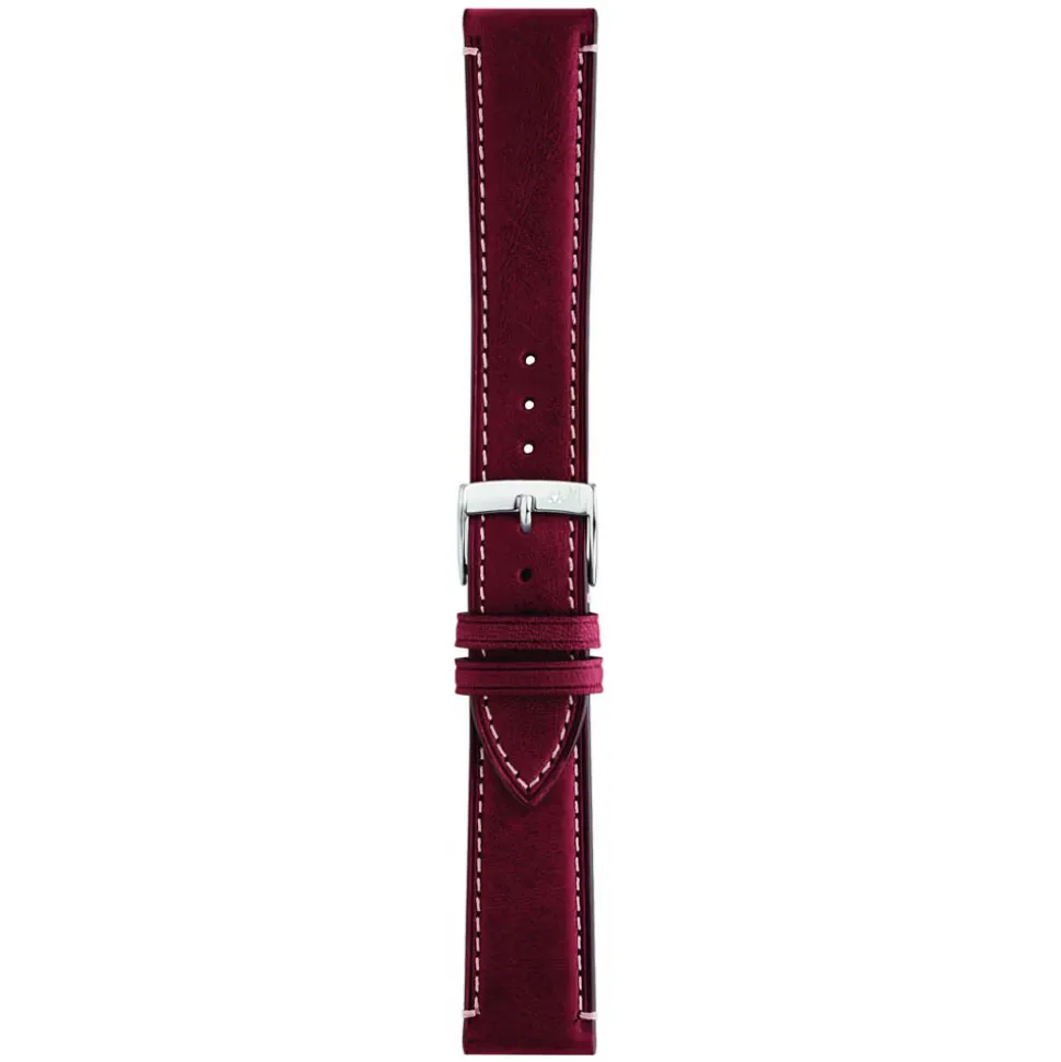 Morellato | El Greco Burgundy Handmade Rustic Calfskin Strap | A01X5439B71081