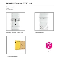 Morellato | Sprint White Calf Easy Click Strap | A01X5202875017