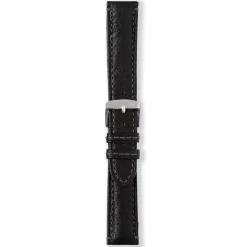 Morellato | Tintoretto Black Handmade Deer Leather Strap | A01U3221767019