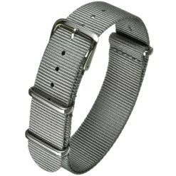NATO Grey Nylon Watch Strap MOD2