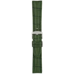 Newton | Green Matt Alligator Grain Padded Strap | WH876